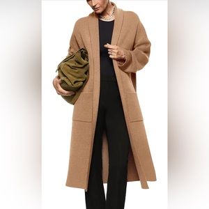 Mango oversized cardigan coat